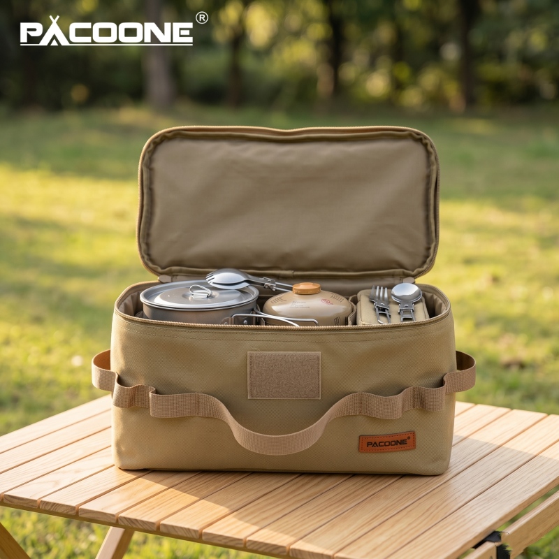 Camping Cooking Survival - Sac de rangement portable PACOONE pour