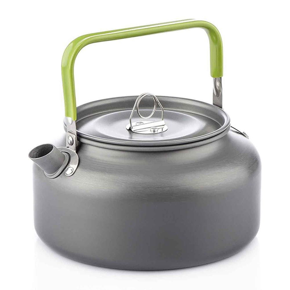 Camping Cooking Pan Set - Bouilloire à eau Portable d'extérieur, théière,