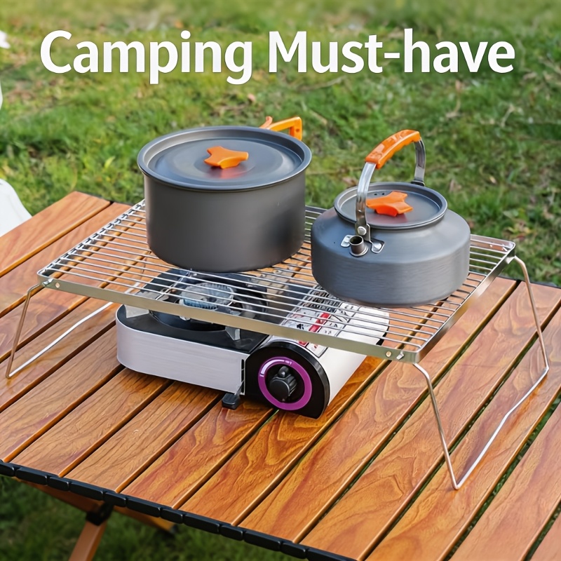 Camping Cooking Survival - Support de feu de camp pliable