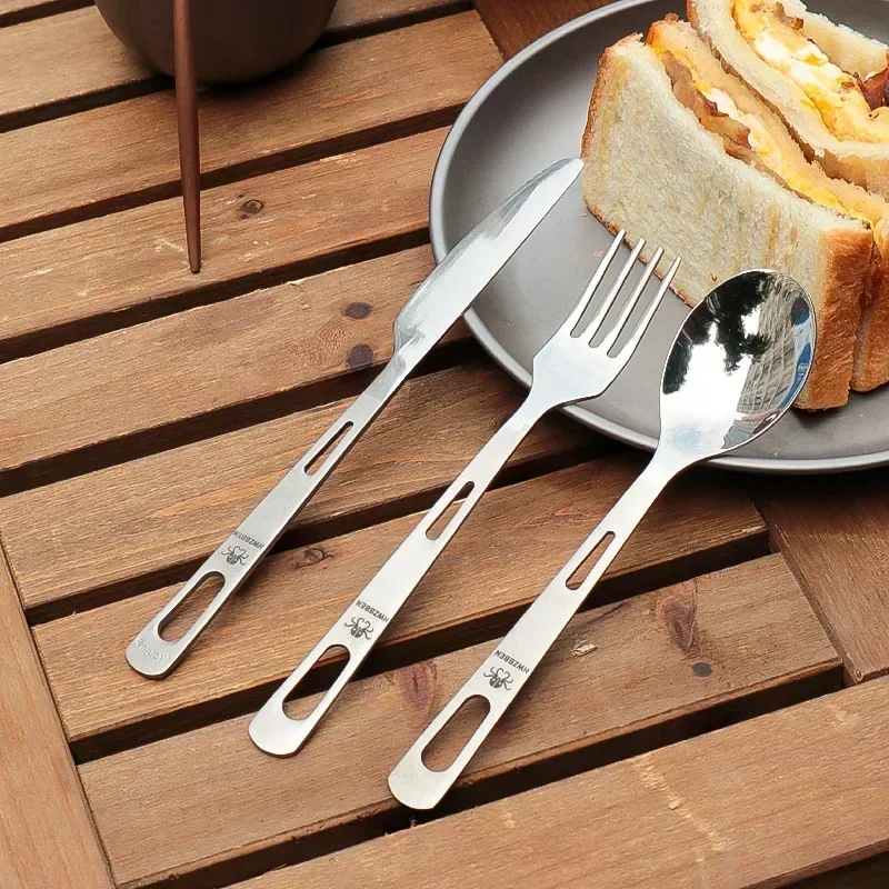 Camping Cooking Full Set - HWZBBEN-Ensemble de couteaux à fourchette et
