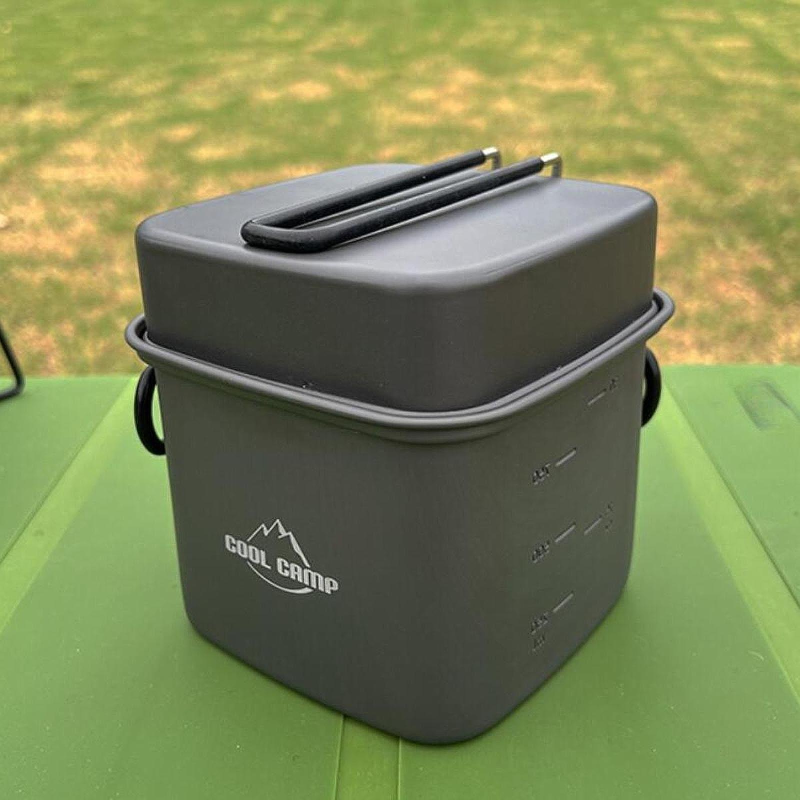 Camping Cooking Pan Set - Ensemble d'ustensiles de cuisine de camping,
