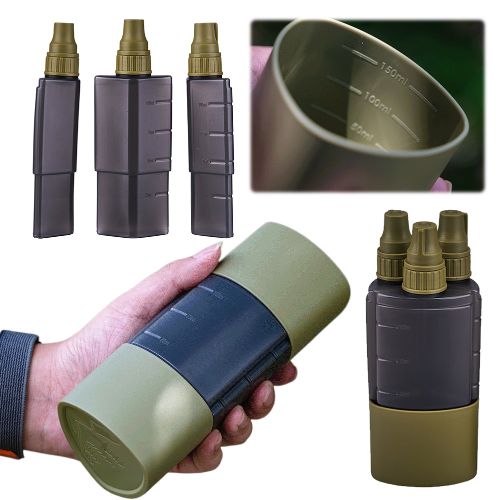 Camping Cooking Survival - Bouteille distributrice d'assaisonnement 3 en 1