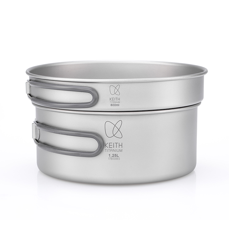 Camping Cooking Pan Set - Ensemble de cuisine 2 pièces en