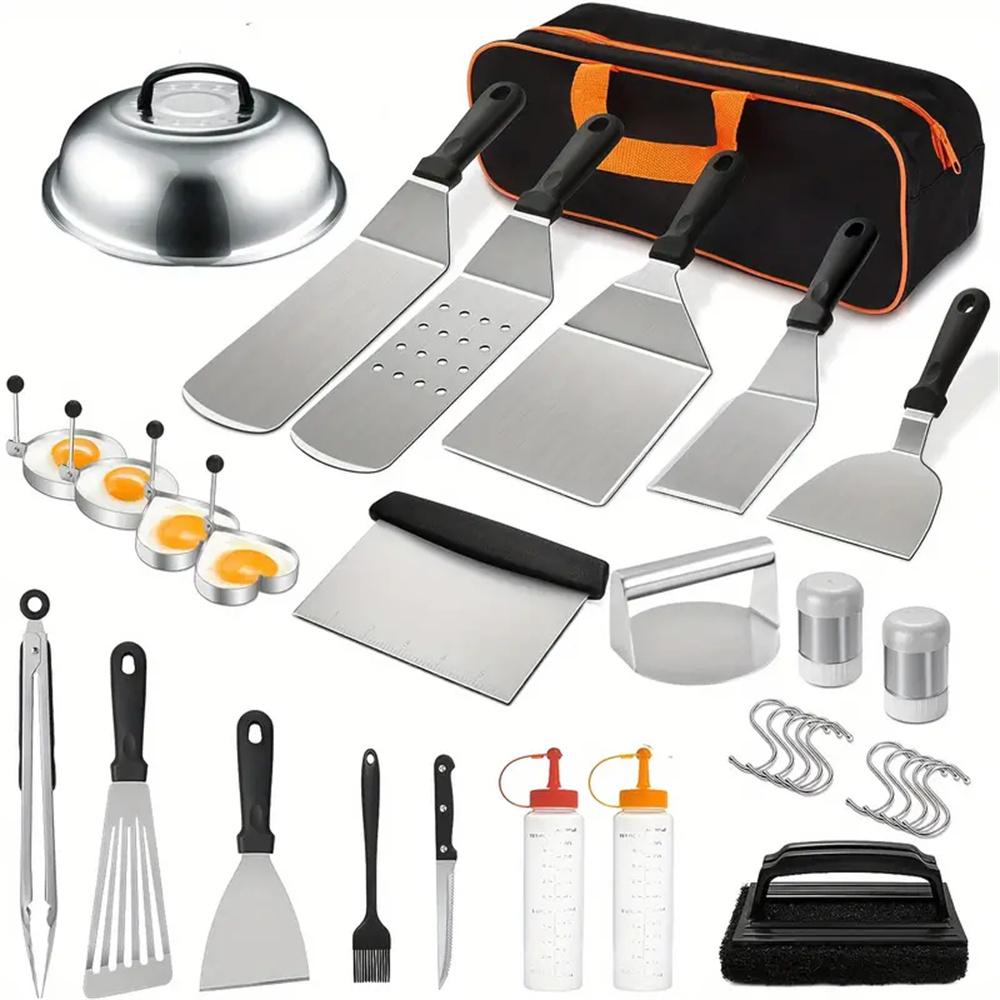Camping Cooking Flat Top - Kit d'accessoires pour plancha à surface