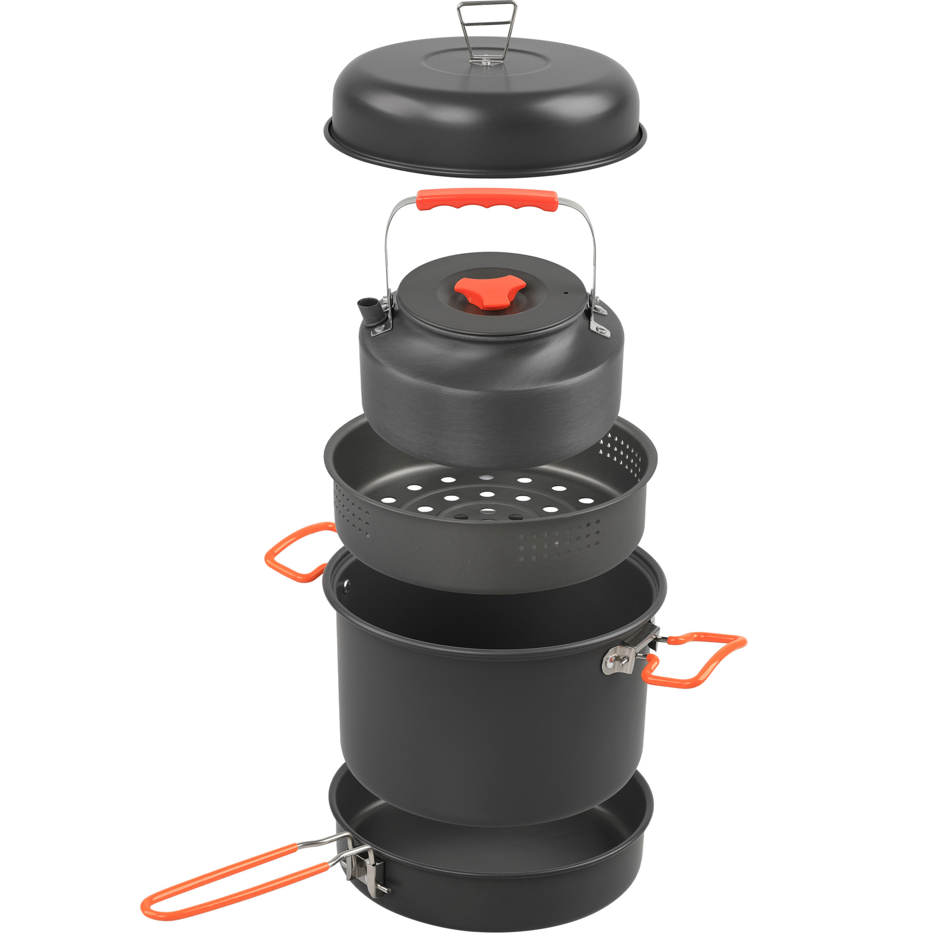 Camping Cooking Pan Set - Ensemble d'ustensiles de cuisine d'extérieur, marmite