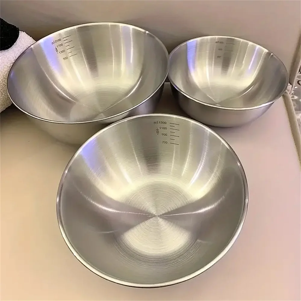 Camping Cooking Pan Set - Ensemble de 3 bols en acier