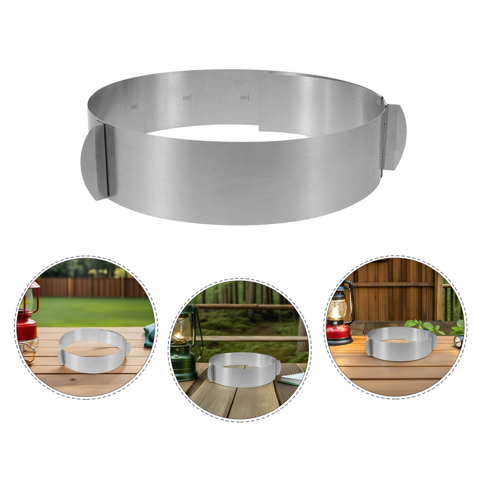 Camping Cooking Wind Blocker - Pare-vent pour réchaud de camping en