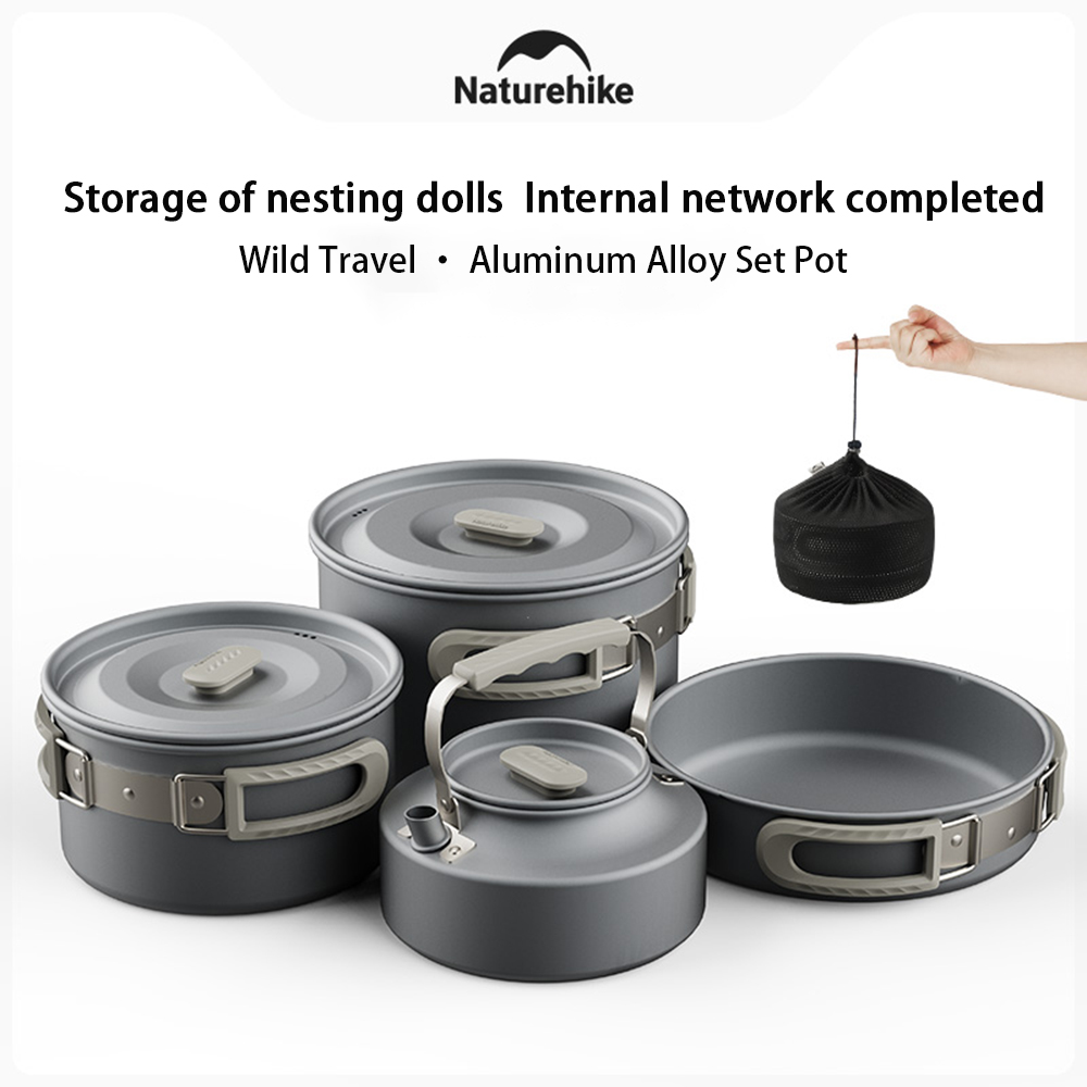 Camping Cooking Pan Set - Natureifa-ensemble de casseroles d'extérieur, équipement de