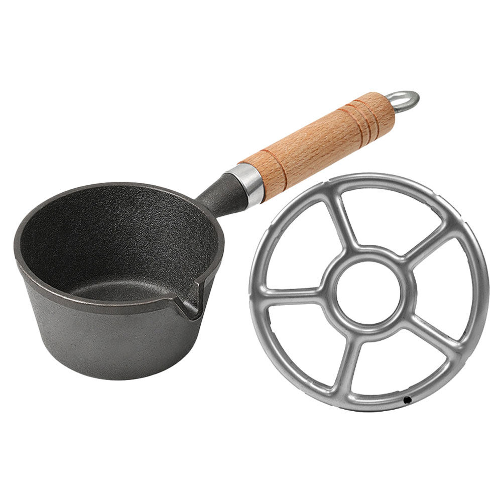 Mini poêle à œufs en fonte pou - Camping Cooking Flat Top avis et prix