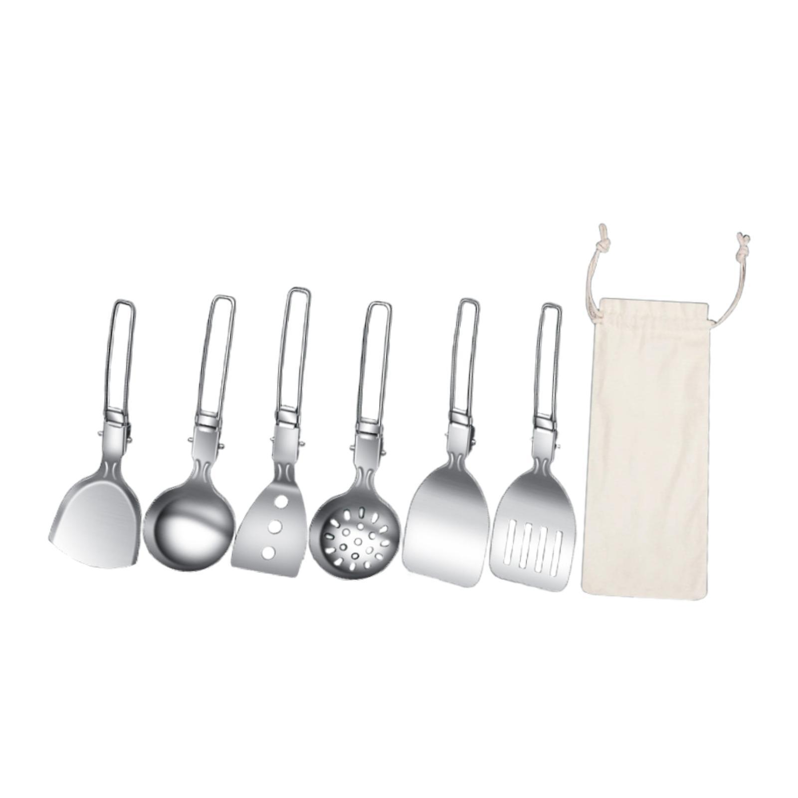 7 pièces ensemble d'ustensiles - Camping Cooking Essentials Kit avis et prix