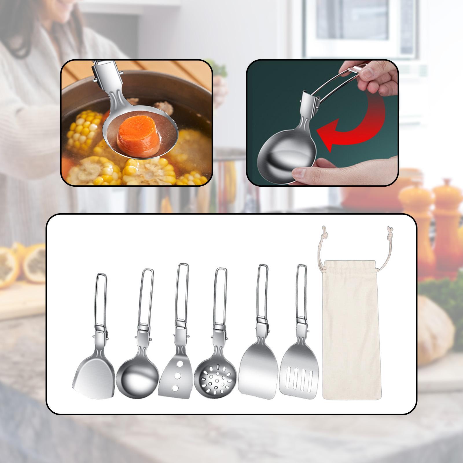 7 pièces ensemble d'ustensiles - Camping Cooking Essentials Kit avis et prix