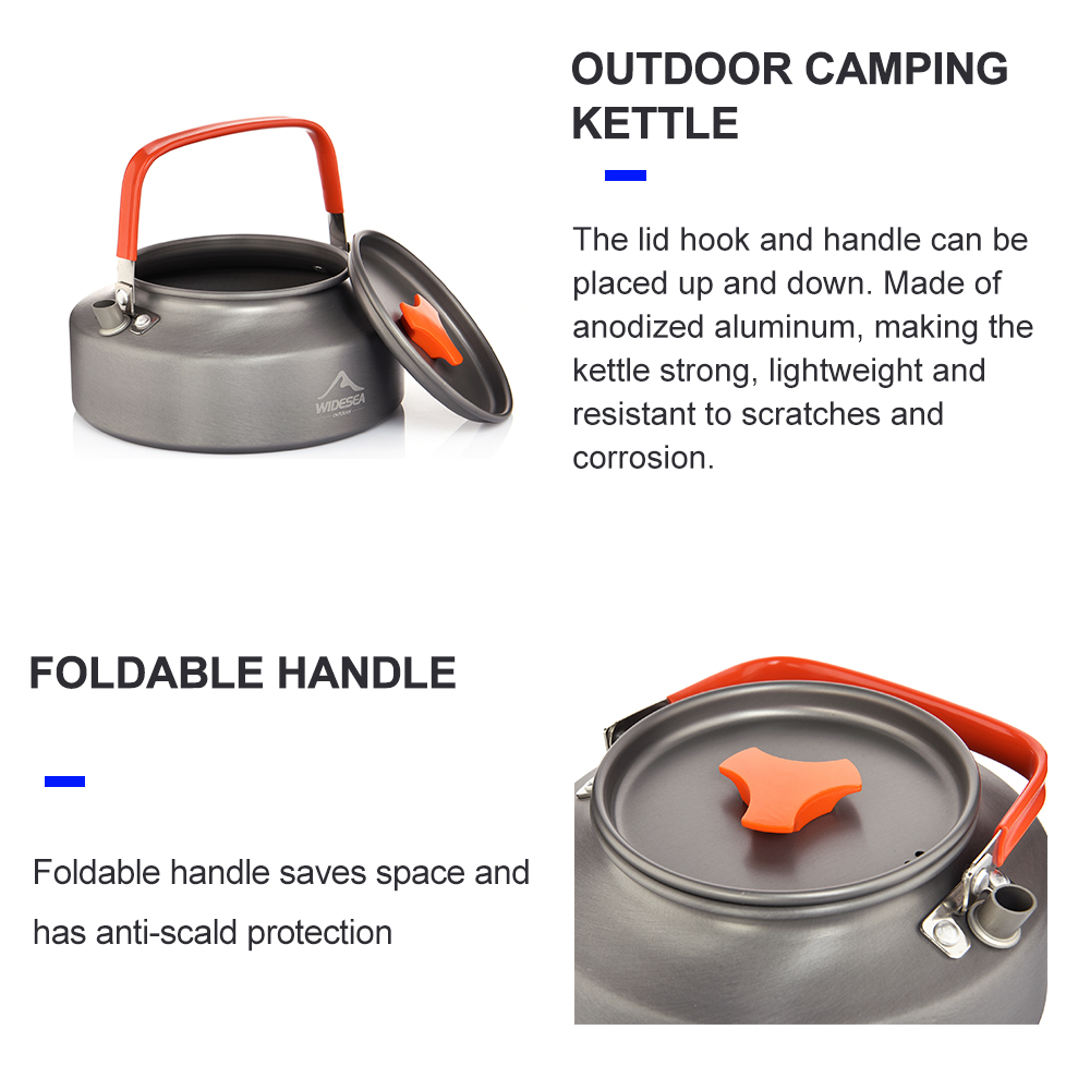 Widesea – bouilloire à eau de  - Camping Cooking Full Set avis et prix