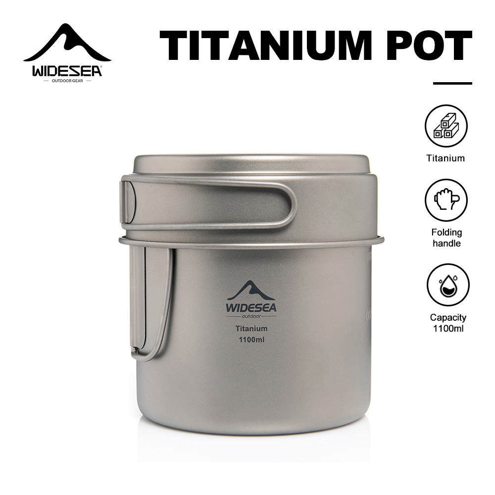 Widesea – pot de camping ultra - Camping Cooking Pan Set avis et prix