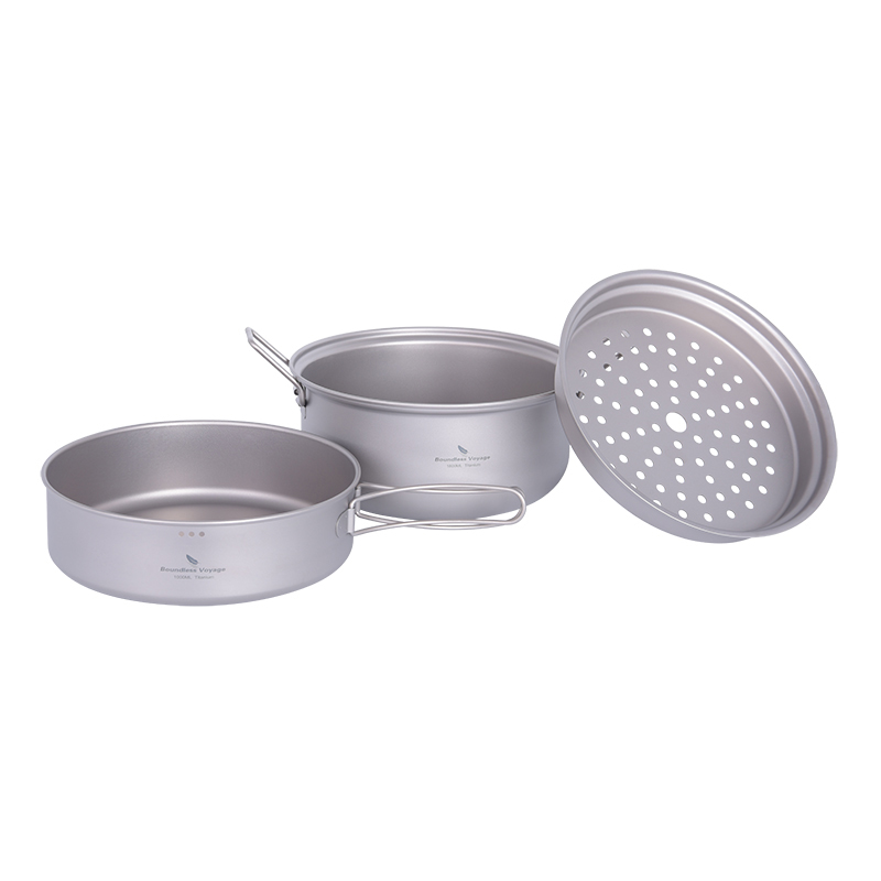 Ensemble de cuisine de camping - Camping Cooking Pan Set avis et prix