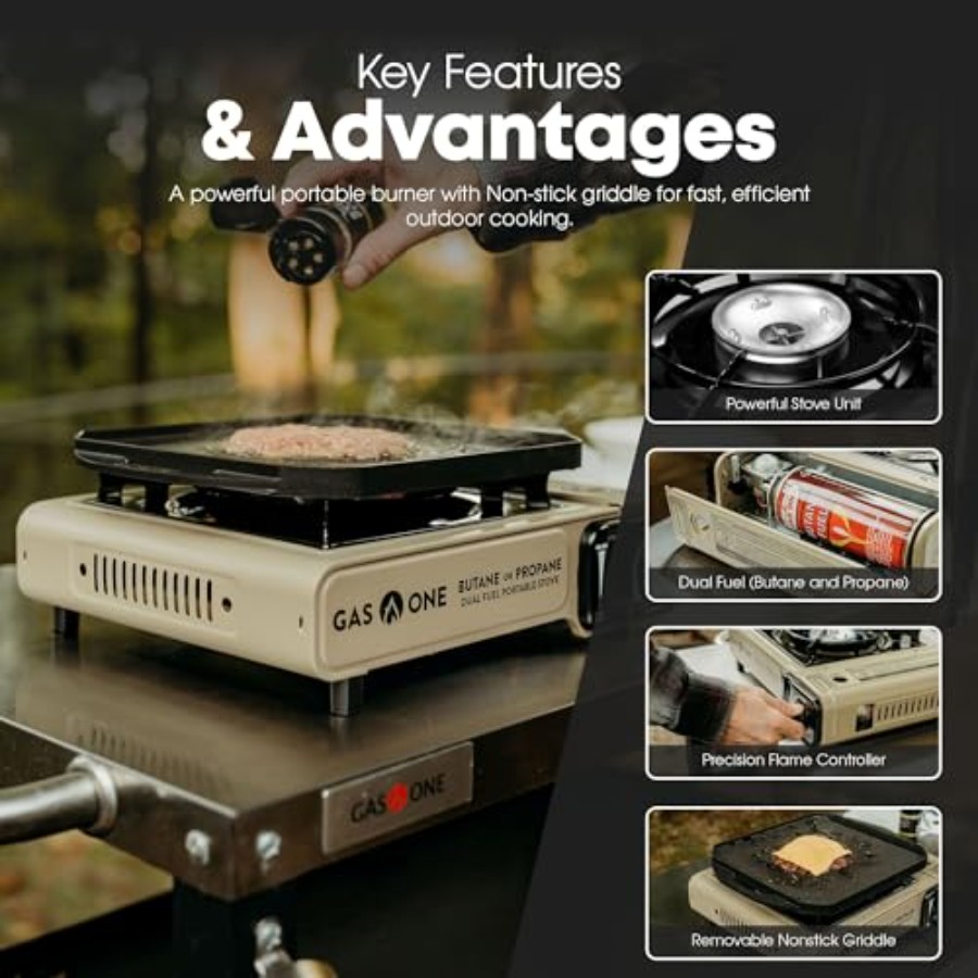 Plaque de cuisson plate au gaz - Camping Cooking Flat Top avis et prix
