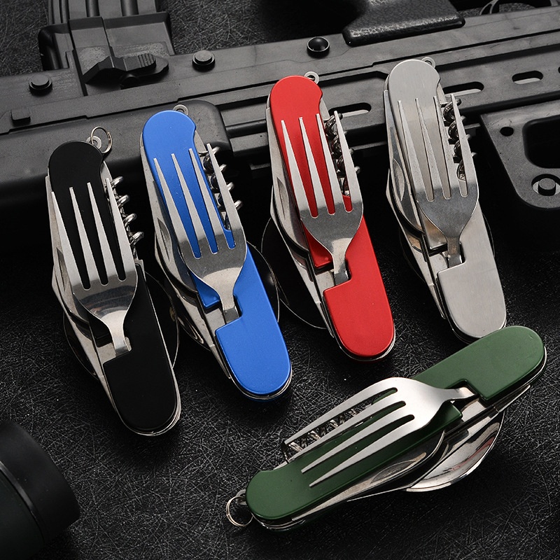 Vaisselle pliante 4 en 1, uste - Camping Cooking Survival avis et prix