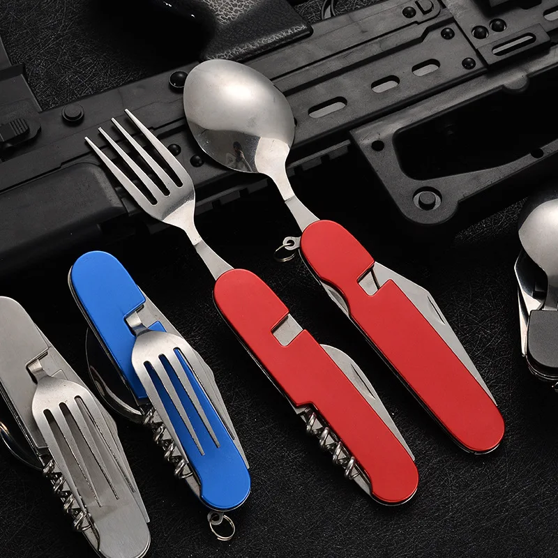 Vaisselle pliante 4 en 1, uste - Camping Cooking Survival avis et prix