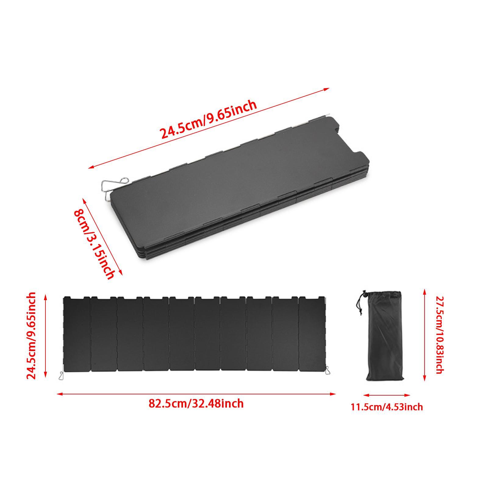 Pare-vent de camping portable  - Camping Cooking Wind Blocker avis et prix