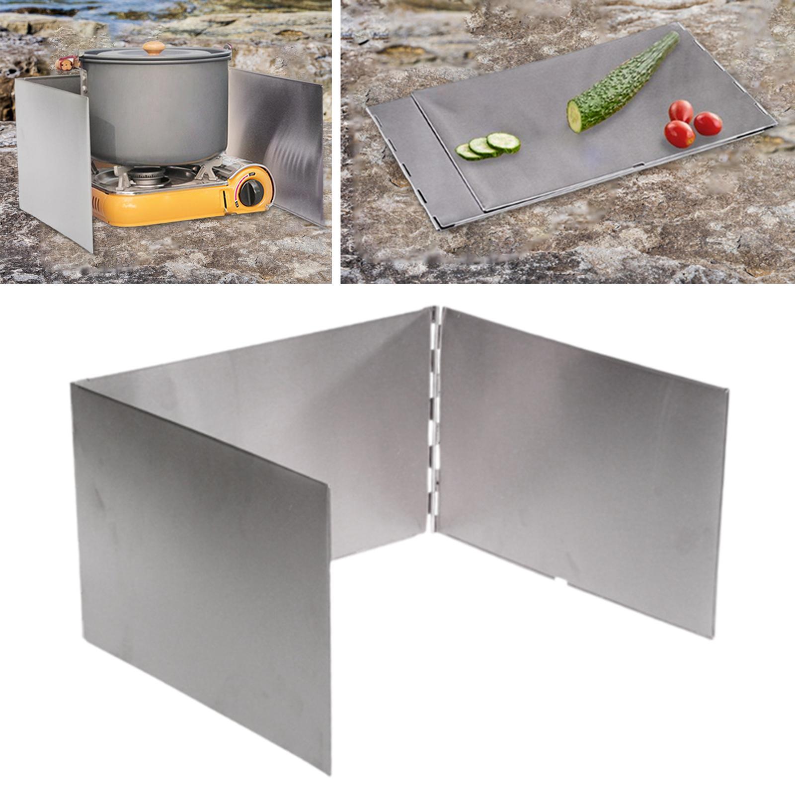 Bouclier coupe-vent pliable po - Camping Cooking Wind Blocker avis et prix