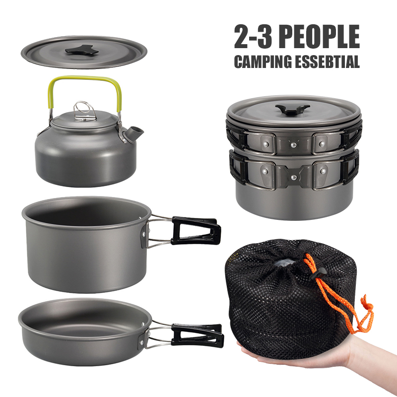 WESTTUNE – Kit d'ustensiles de - Camping Cooking Pan Set avis et prix