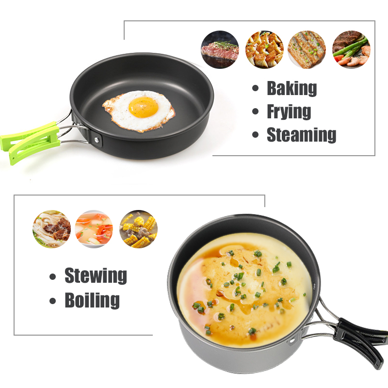 WESTTUNE – Kit d'ustensiles de - Camping Cooking Pan Set avis et prix