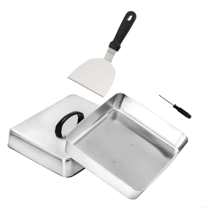 Couvercle plat avec forme carr - Camping Cooking Flat Top avis et prix