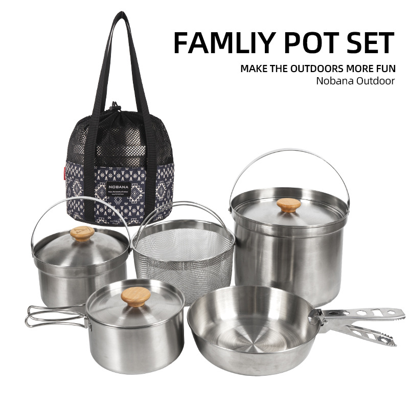 NOBANA plus récent ensemble de - Camping Cooking Full Set avis et prix