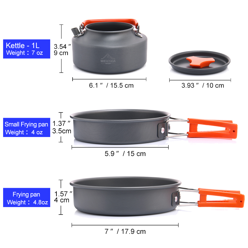 Widesea Camping ensemble d'ust - Camping Cooking Full Set avis et prix