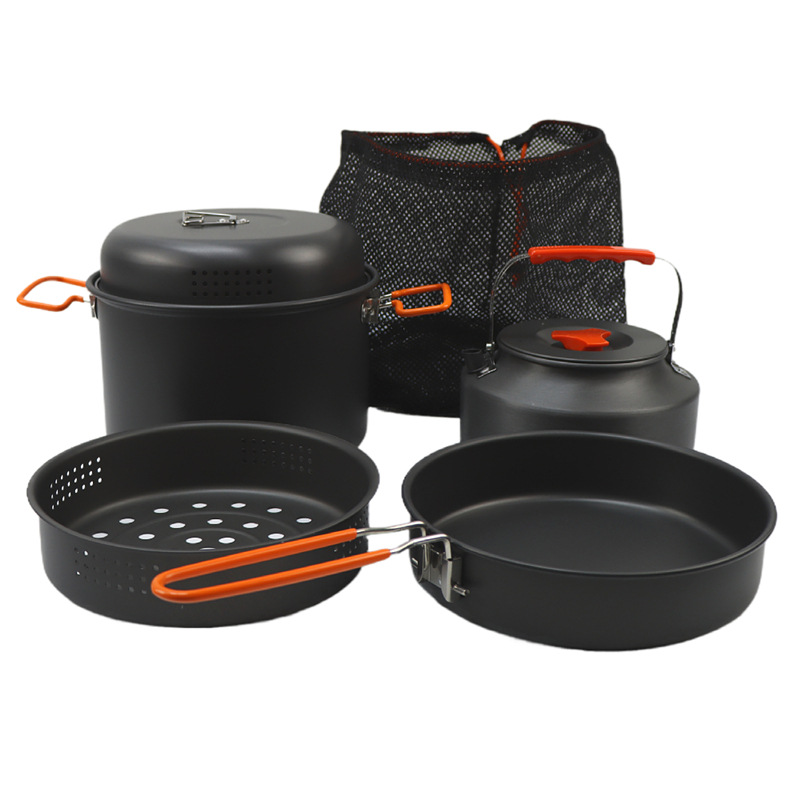 Ensemble d'ustensiles de cuisi - Camping Cooking Pan Set avis et prix