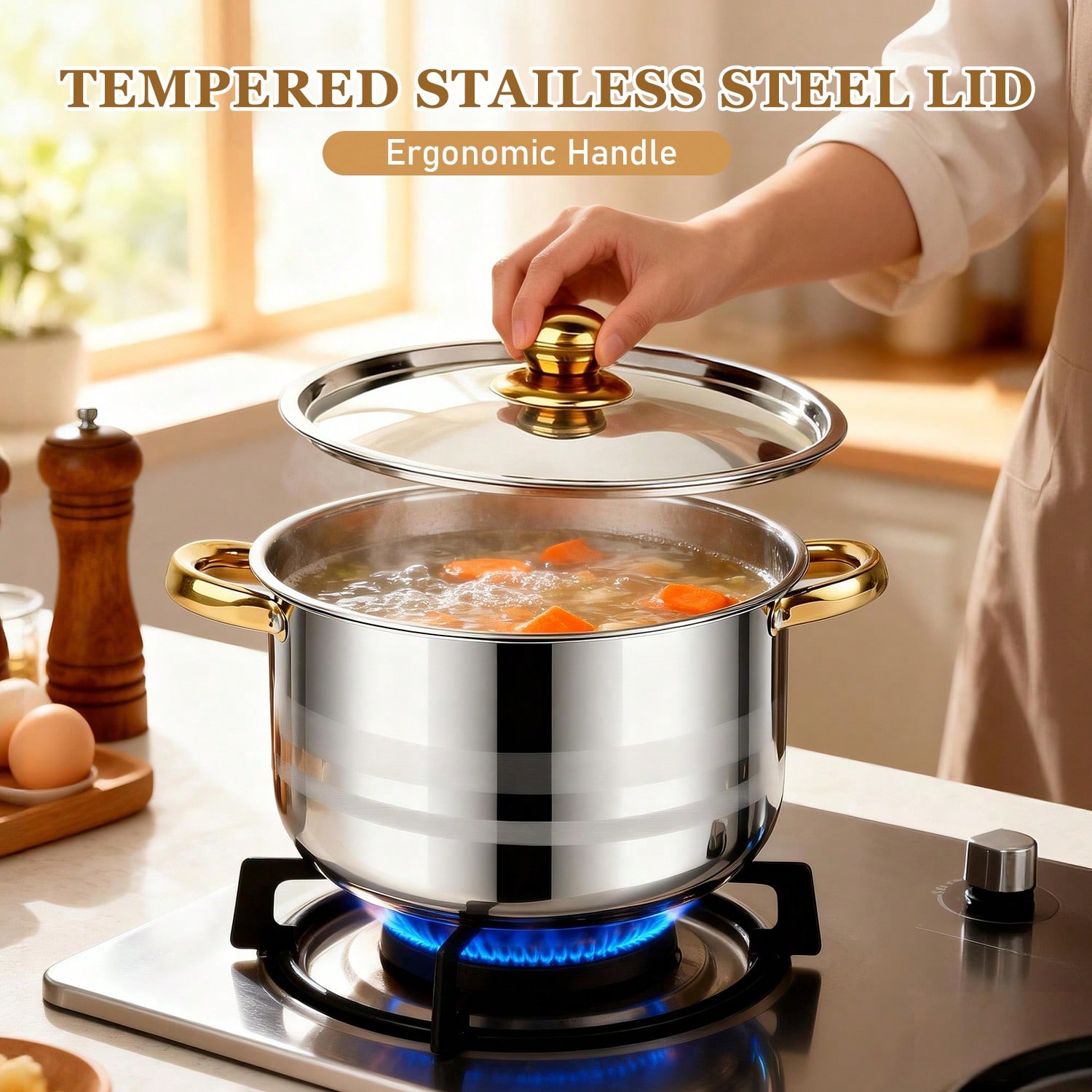 Ensemble de casseroles en acie - Camping Cooking Pan Set avis et prix