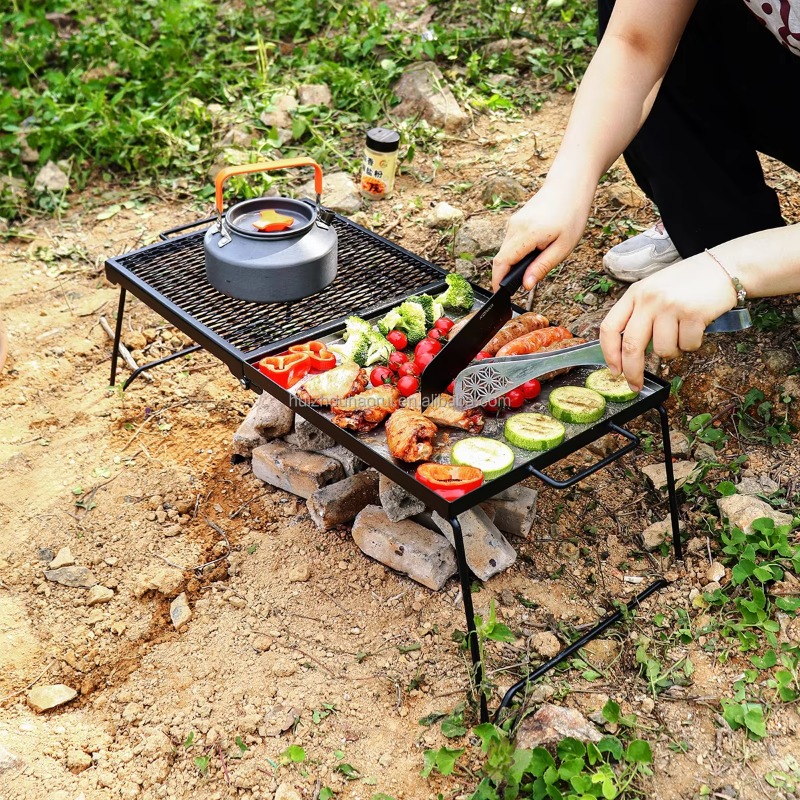 Grille de cuisson pliable pour - Camping Cooking Over Fire avis et prix
