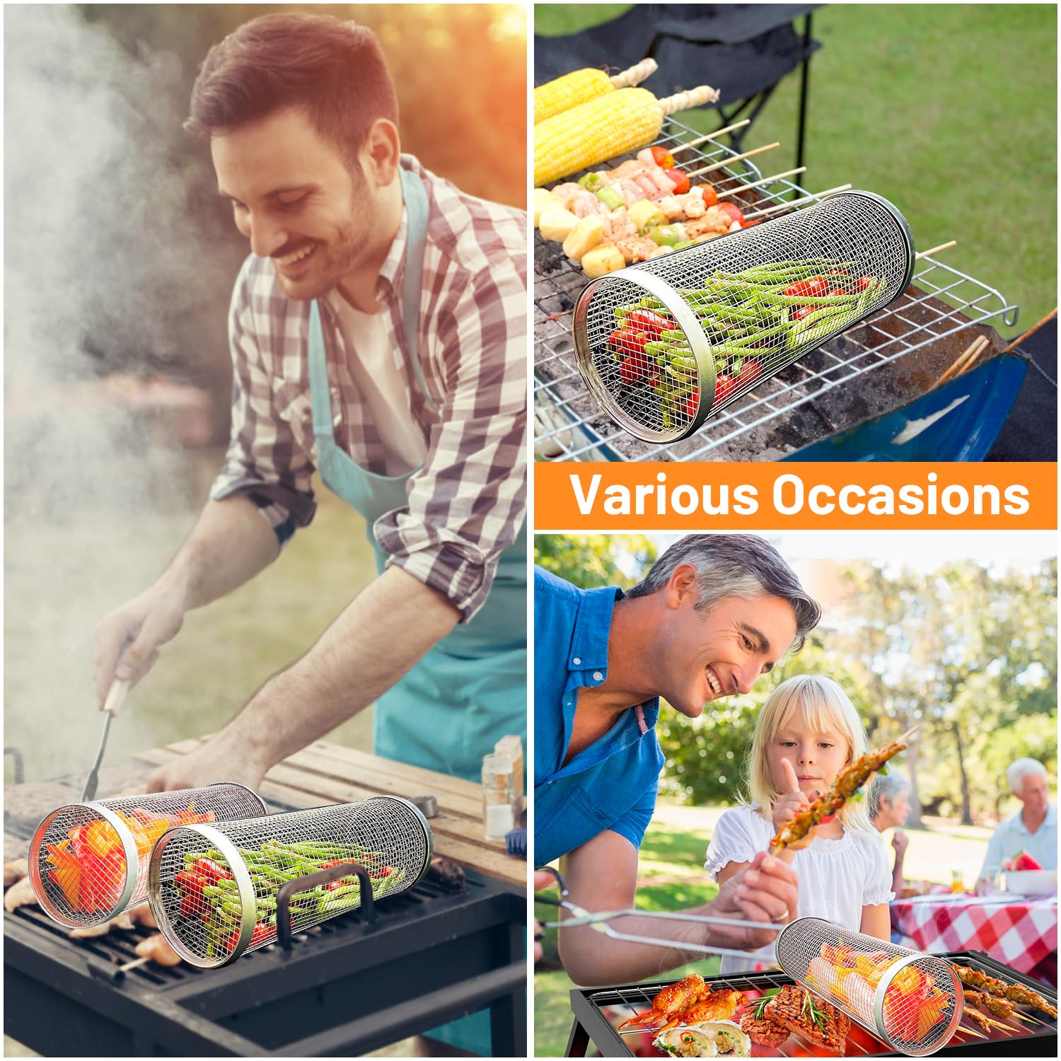 Paniers à grillades roulants p - Camping Cooking Full Set avis et prix