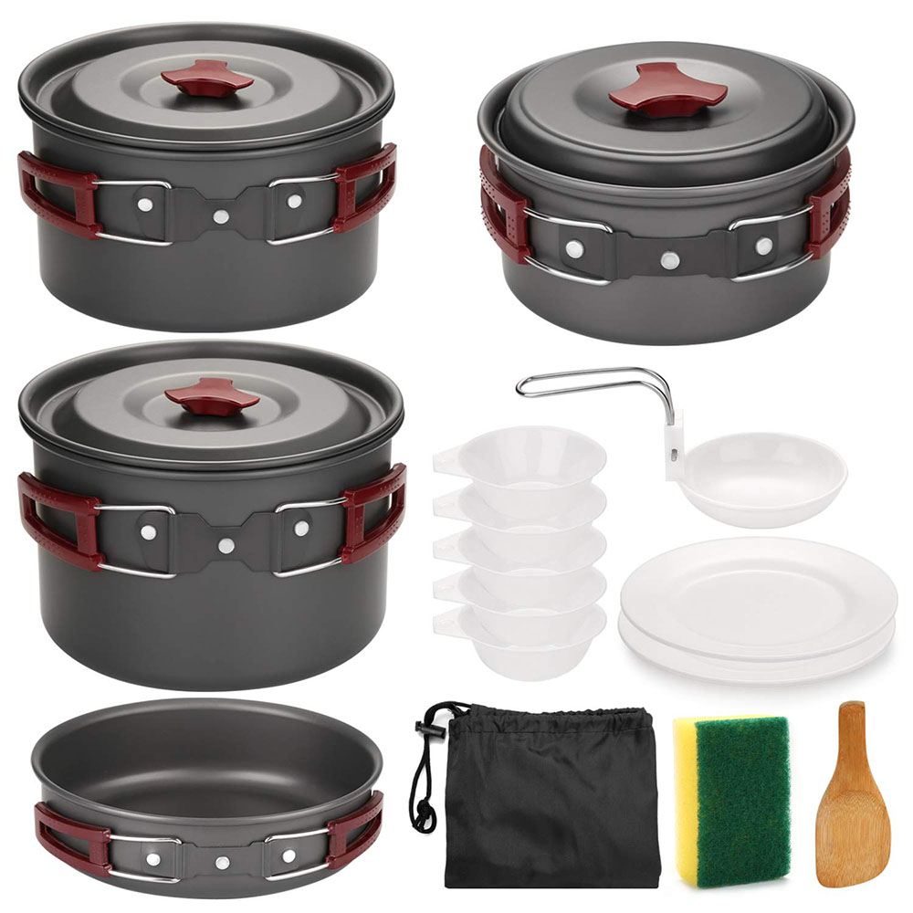 Kit de batterie de cuisine de  - Camping Cooking Full Set avis et prix