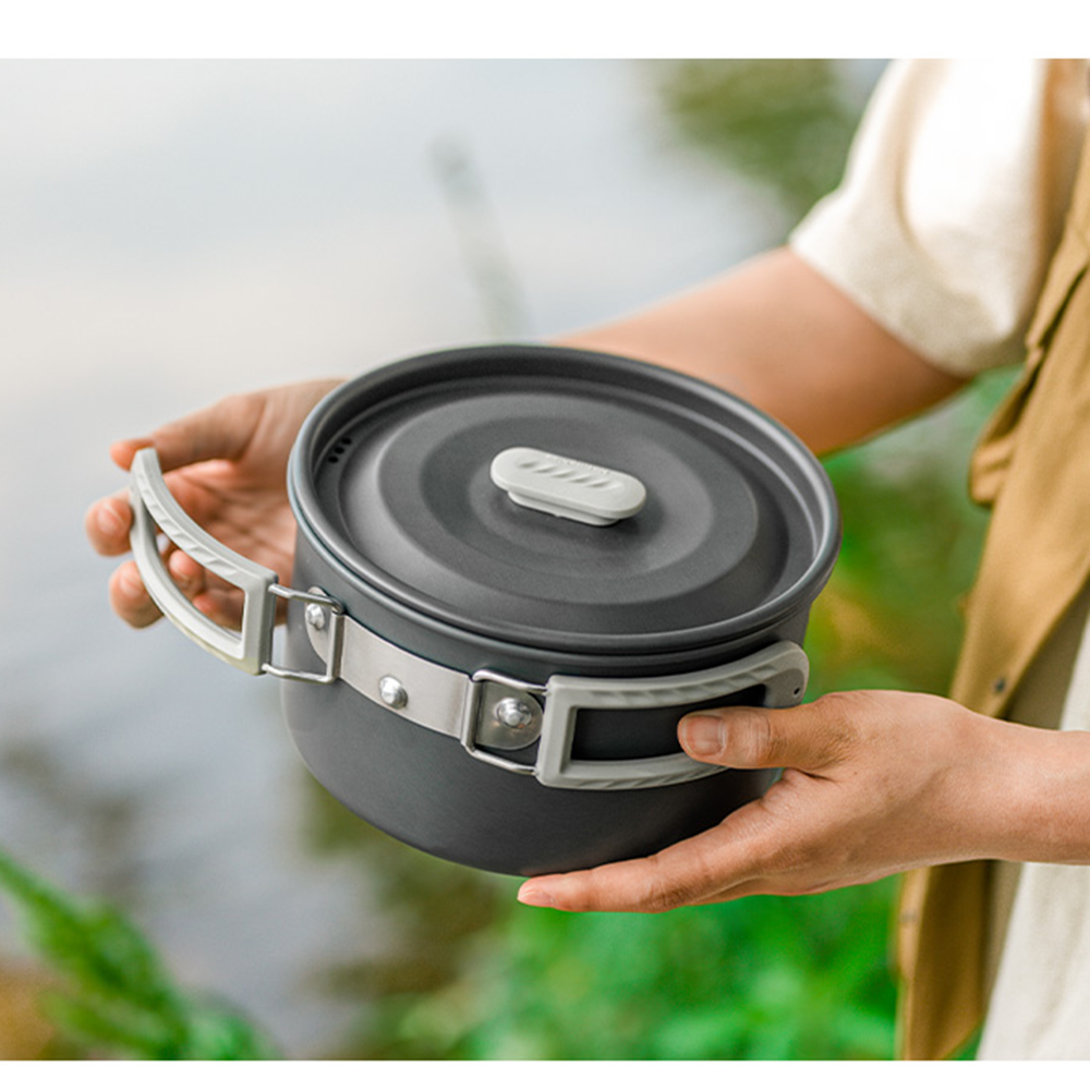 Natureifa-ensemble de casserol - Camping Cooking Pan Set avis et prix